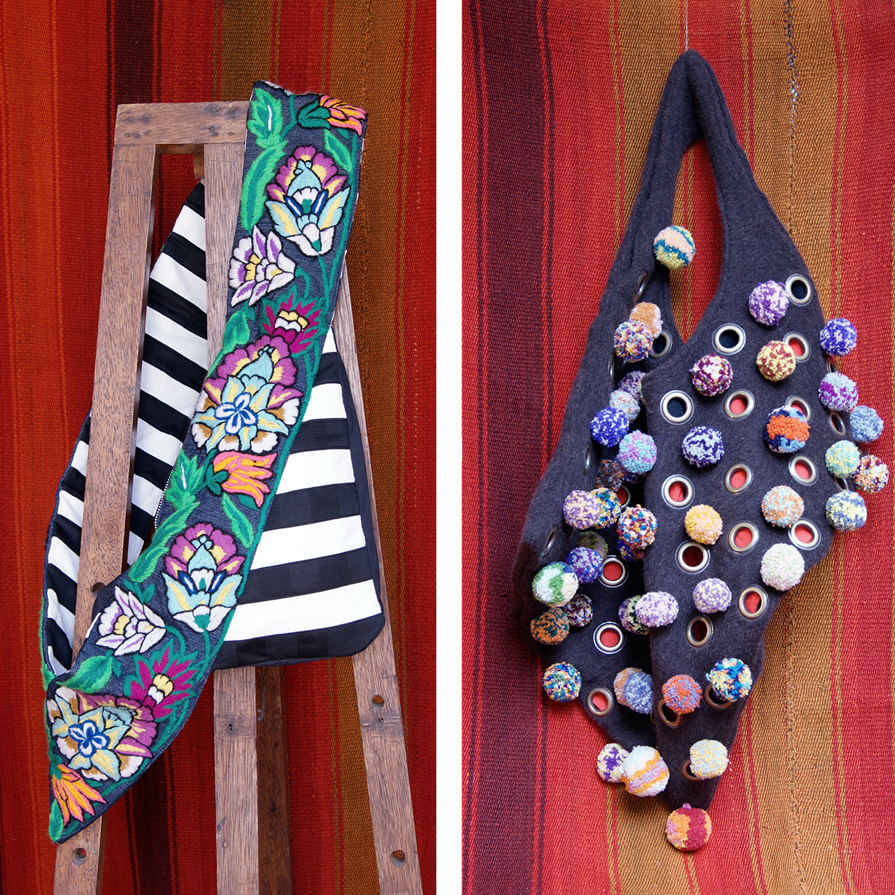 Carteras taller Ayacucho y Deborah Rodriguez Rivero